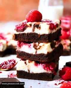 Brownie Bottom Raspberry Cheesecake