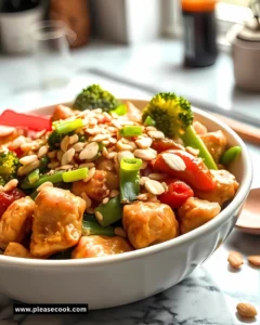 Chopped Almonds and Asian Sauce Recipe