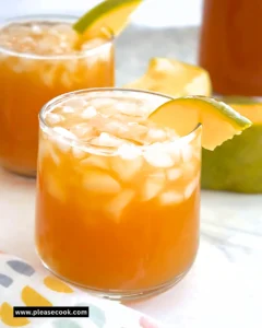 Homemade Mango Iced Tea