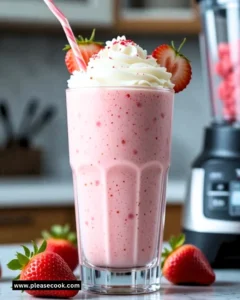 Ninja Slushie Strawberry Milkshake
