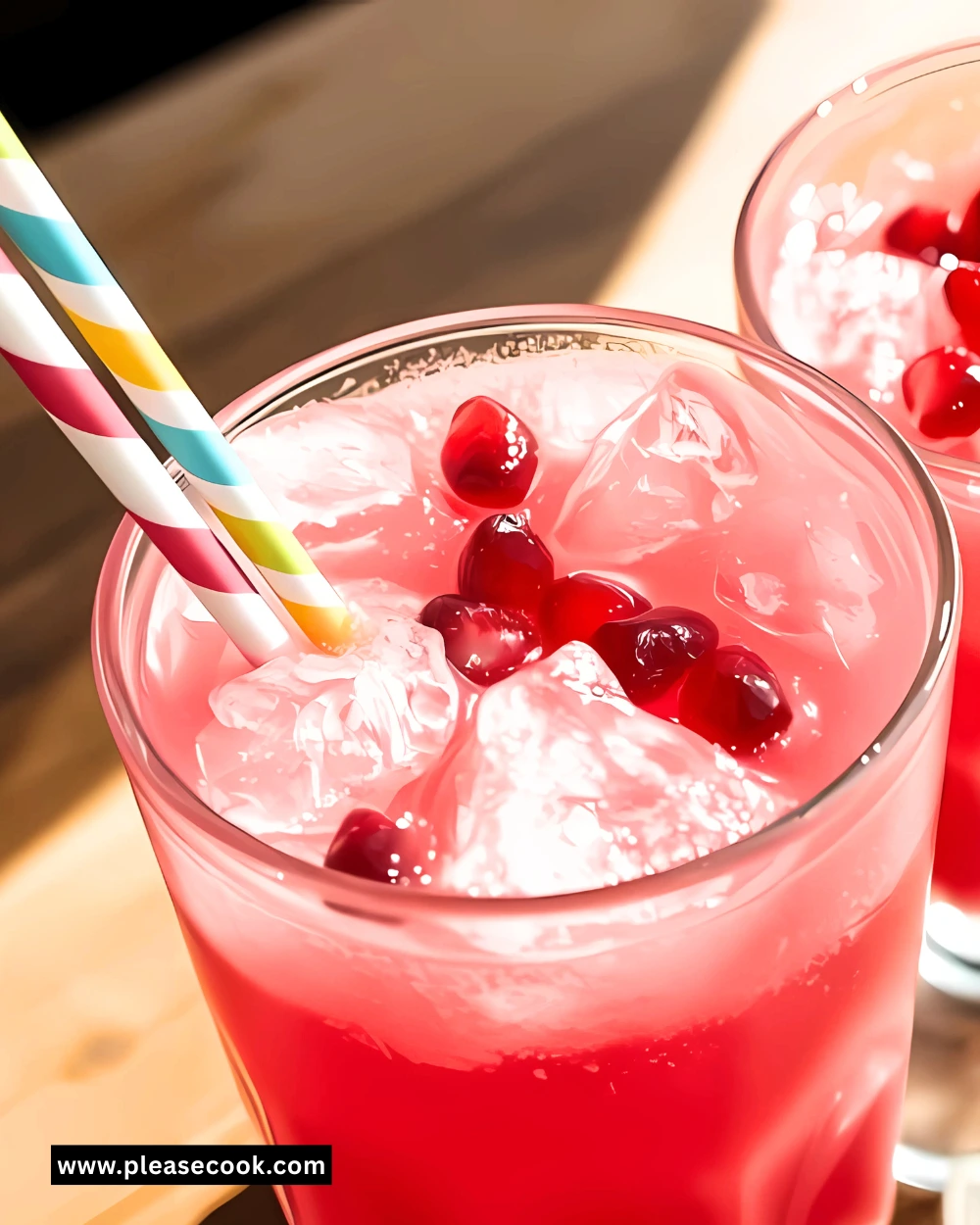 Pomegranate Lemonade Slushie