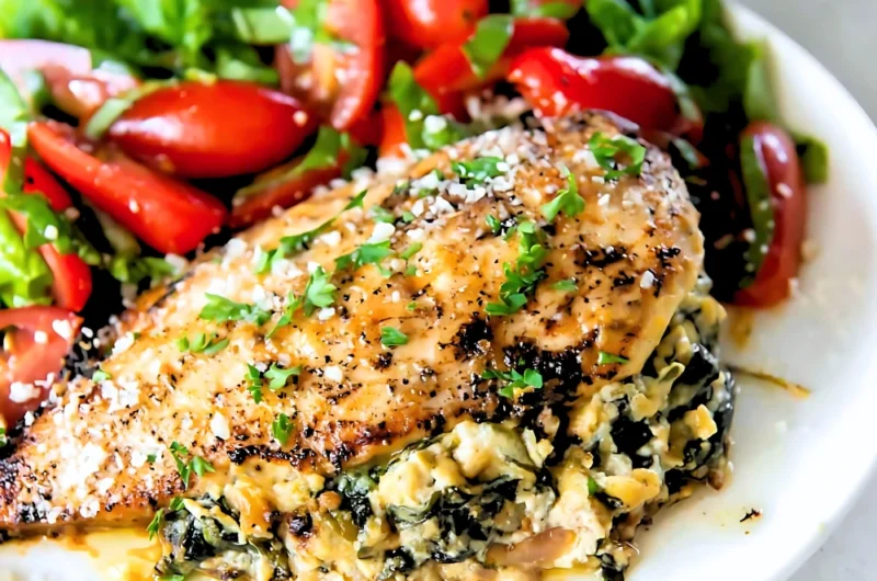 Spinach Ricotta Stuffed Chicken