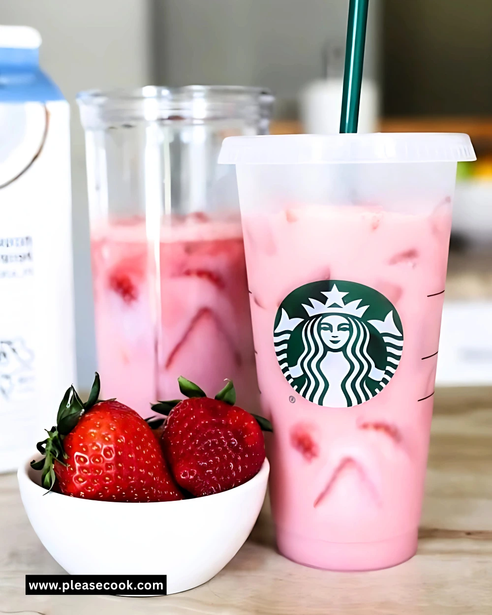 Strawberry Starbucks Drink at Home
