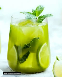 green tea drink recipe