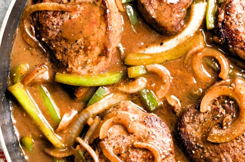 Pepper Steak Recipe with Gravy