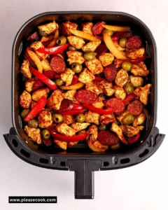 Air Fryer Spanish Chicken Traybake