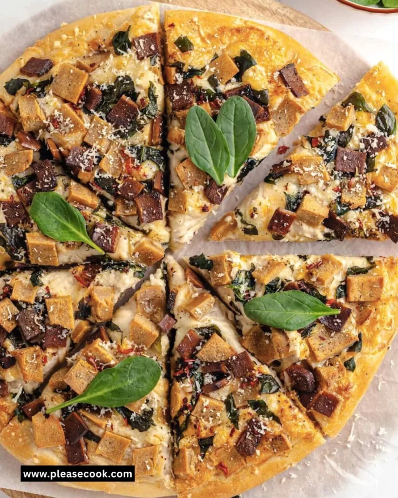 Alfredo Sauce Pizza