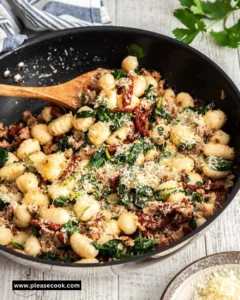 Spinach and Sausage Gnocchi