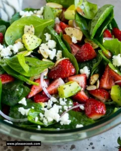 Strawberry Spinach Salad