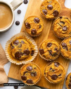 Delicious almond flour pumpkin muffins freshly baked and ready to enjoy