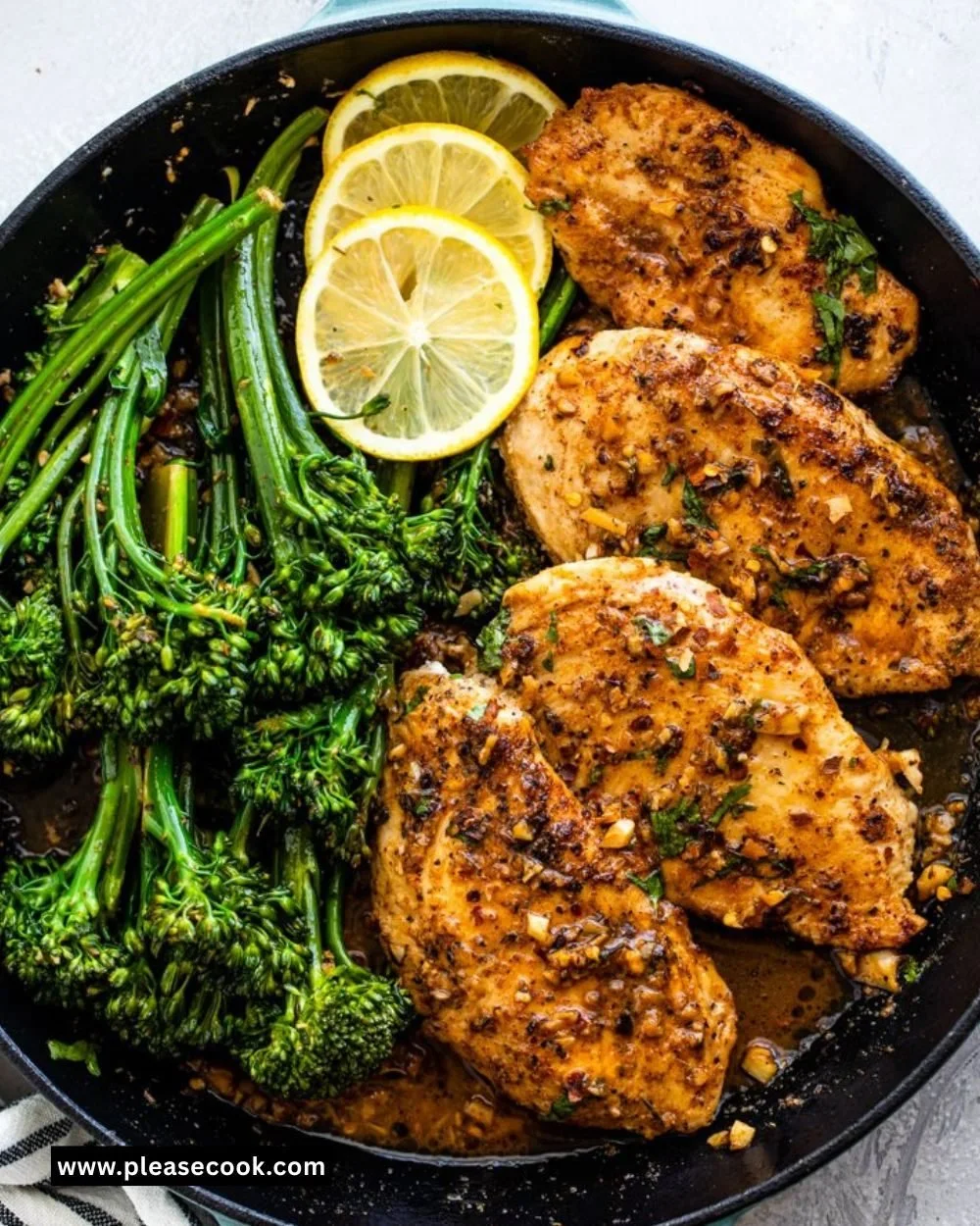 Garlic Butter Chicken & Broccoli