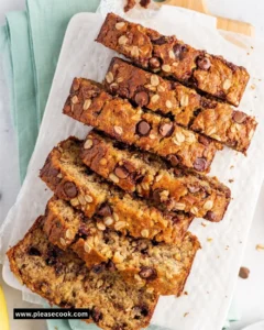 Healthy Oatmeal Banana Bread