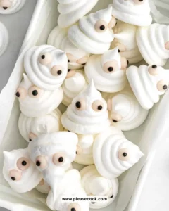 Ghost Meringue Cookies