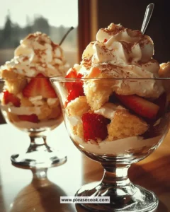 Quick Strawberry Shortcake Trifles