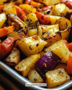 Easy Maple Glazed Roasted Vegetables