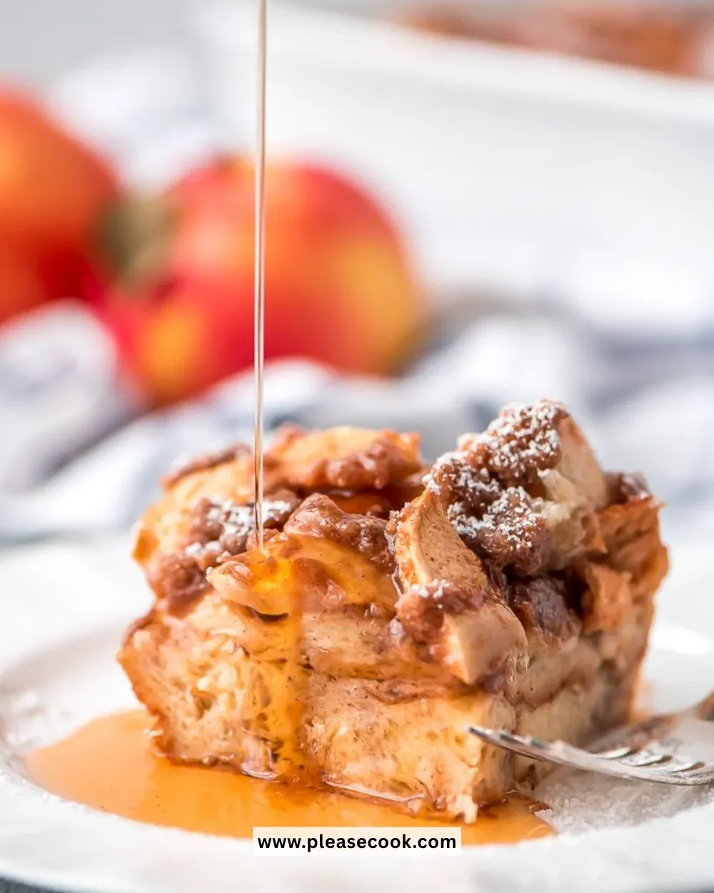 Overnight Apple French Toast Casserole