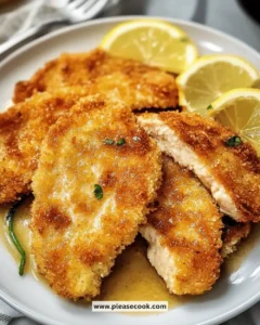 Crispy Lemon Chicken Cutlets