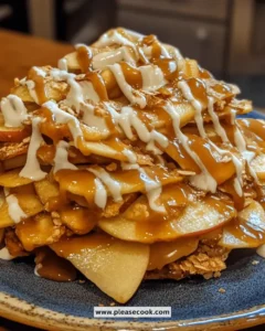 Easy Caramel Apple Nachos