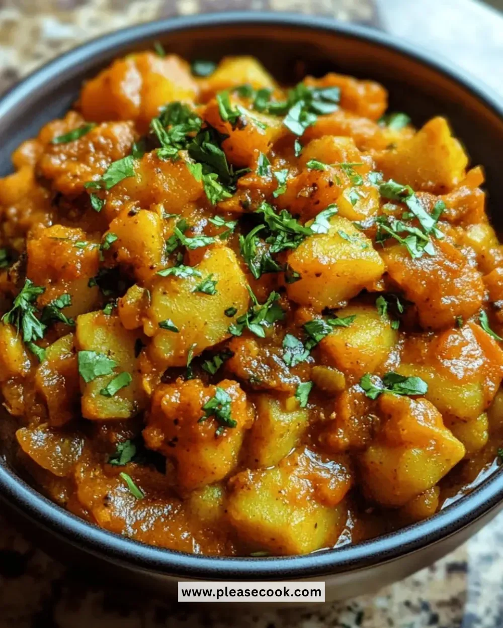 Best slow cooker potato cauliflower dish served in a bowl