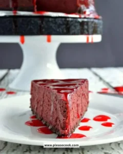Bloody Good Cheesecake with a unique and rich flavor profile
