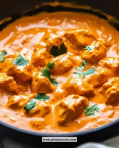 Delicious butter chicken dish served with rice and naan, better than takeout