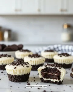 Delicious Cookies and Cream Cheesecake Bites on a plate