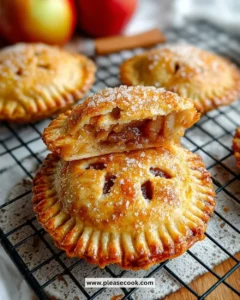 Easy mini apple pies baked to perfection with a golden crust and apple filling
