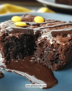 Irresistible Fudgy Molten Lava Brownies
