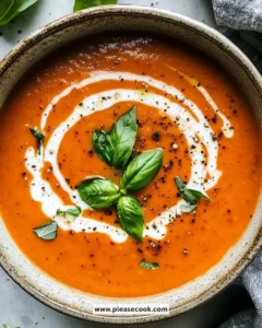 Creamy Tomato Basil Soup