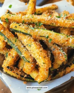 Crispy Vegetarian Zucchini Fries