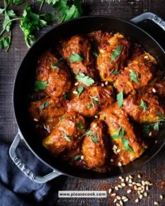 Plate of stuffed Turkish cabbage rolls filled with savory ingredients