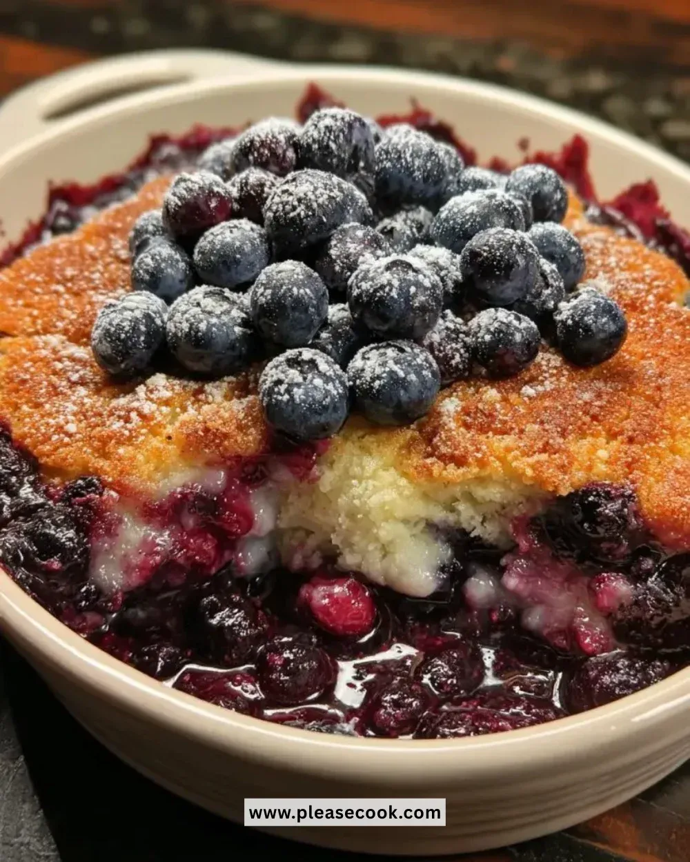 Southern Style Blueberry Cobbler