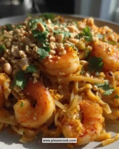 A colorful plate of 15-Minute Pad Thai garnished with lime and peanuts.