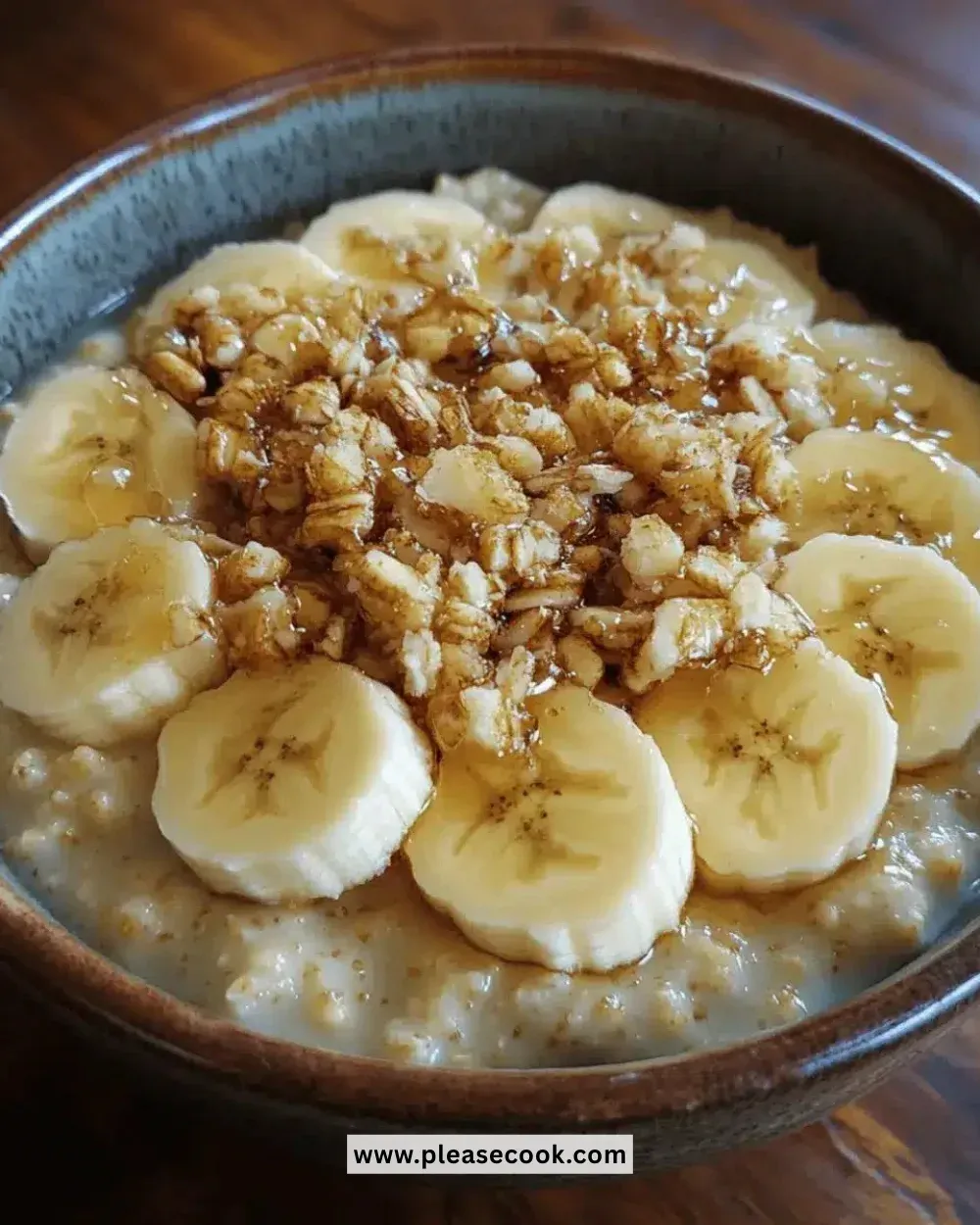 Easy Warm Maple Banana Porridge