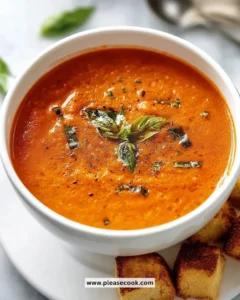 Perfect Roasted Tomato Basil Soup