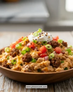 Delicious TikTok Boat Dip served in a bowl with chips