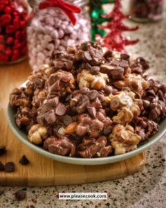 Delicious Crockpot Christmas candy made for holiday celebrations