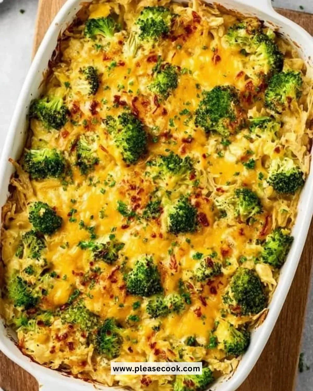 Easy broccoli rice casserole with cheese served in a bowl