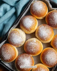 Fluffy Nutella bombs filled with creamy chocolate hazelnut spread