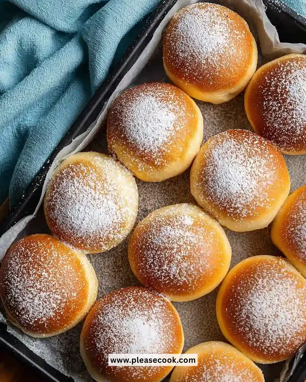 Fluffy Nutella bombs filled with creamy chocolate hazelnut spread