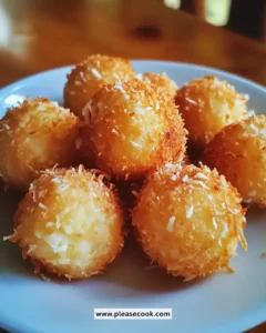 Easy coconut pineapple balls dessert recipe