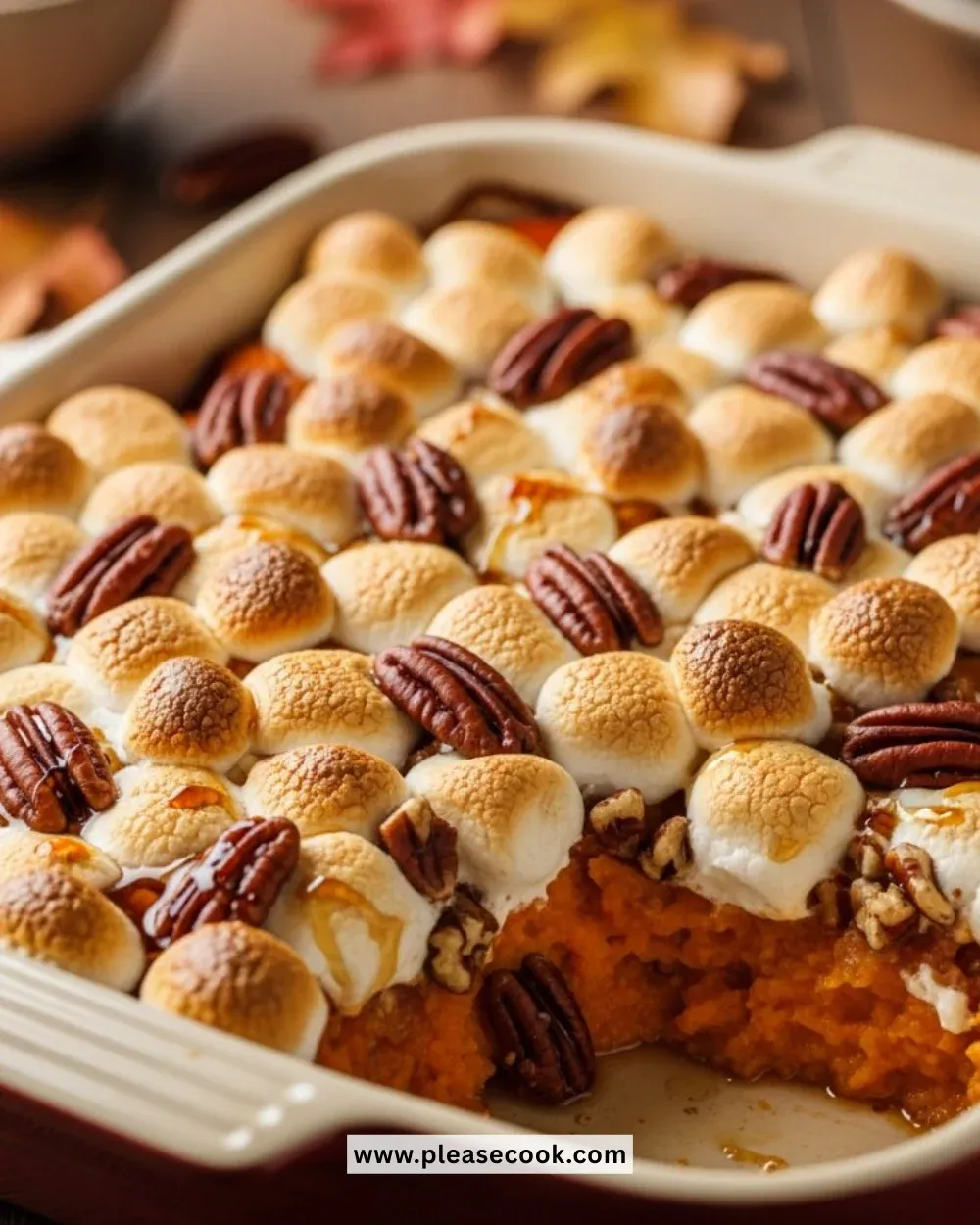 Thanksgiving Maple Sweet Potato Casserole