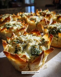 Delicious spinach artichoke bites served on a platter for parties