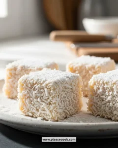 Coconut Rum Snow Squares