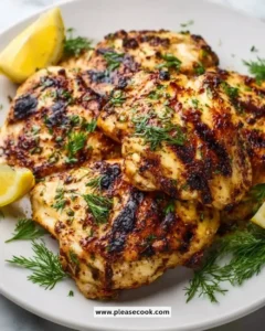 Tender yogurt marinated chicken ready to cook with three simple ingredients