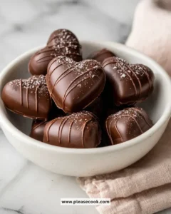 Delicious Chocolate Peanut Butter Valentine’s Hearts for a romantic treat