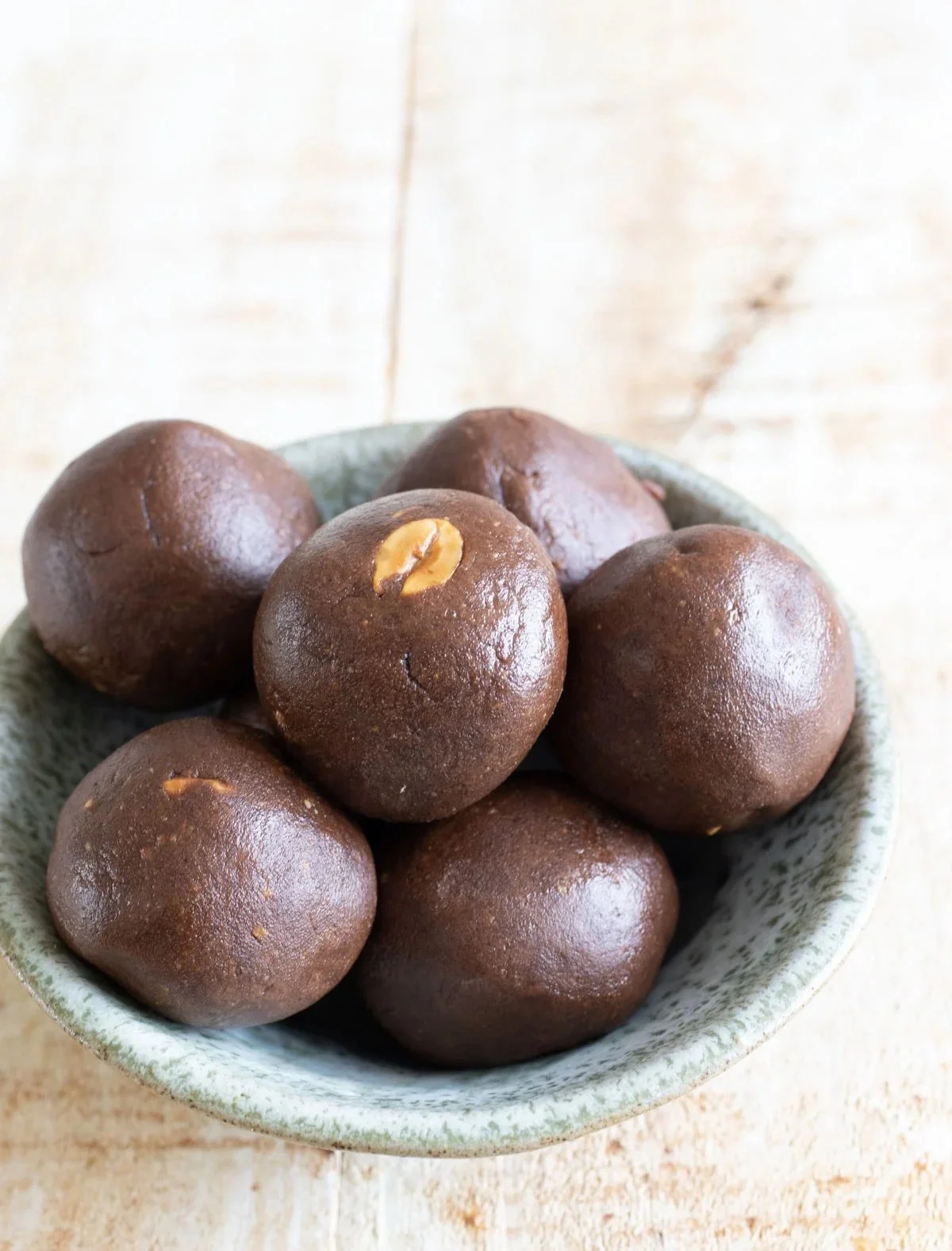 Delicious homemade chocolate protein balls for a healthy snack
