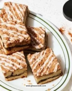 Cinnamon-Crisp Coffee Cake fresh from the oven, golden brown and sprinkled with cinnamon