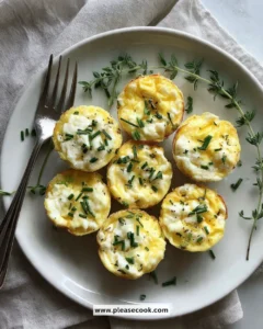 Delicious and nutritious cottage cheese egg bites served on a plate