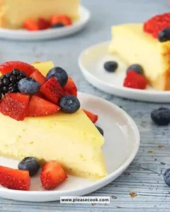 Creamy vanilla-orange cheesecake with a smooth texture and vibrant flavors